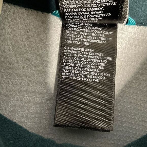 The North Face‎ Women's Large Windstopper Blue TwoTone Softshell Full Zip Jacket - Picture 5 of 11